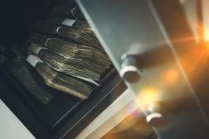 Fireproof safe to cash storage