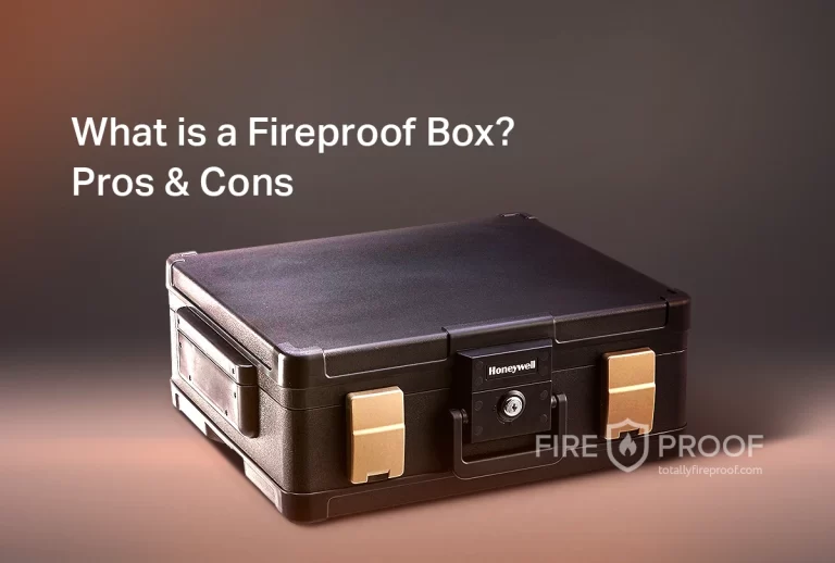 What A Fireproof Box Is. Pros & Cons.