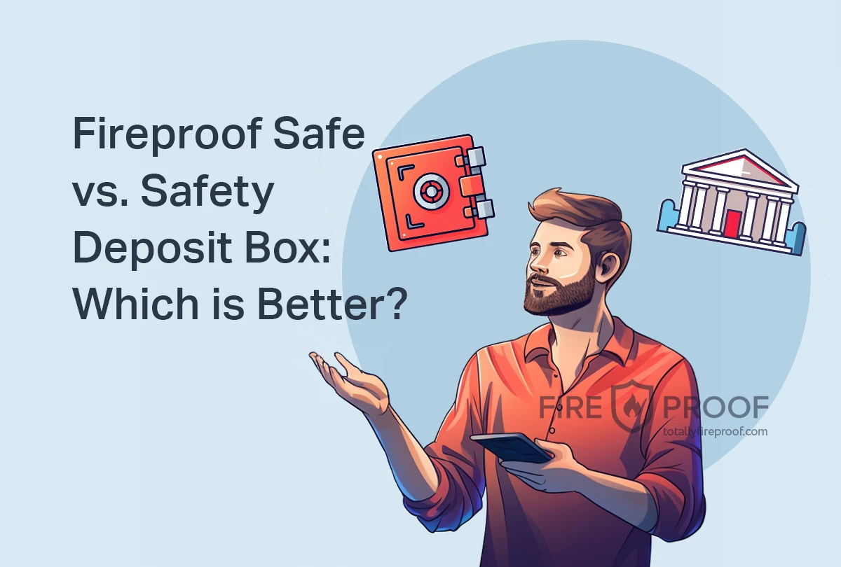 Fireproof Safe vs. Safety Deposit Box Which is Better For you. Which to choose?