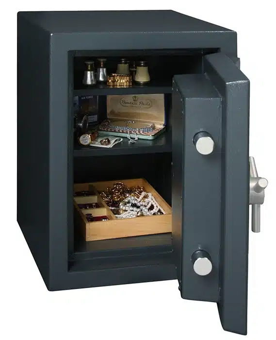 Best Fireproof Safe for Jewelry Under $1500: AMSEC CSC1913 Open with items