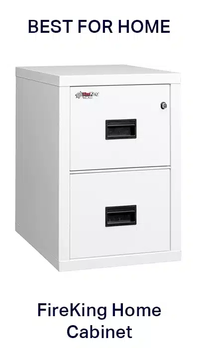Fire King Small Office Home Office Vertical File Cabinet - W