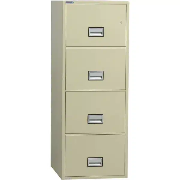 Phoenix – 4 Drawer Vertical Fireproof File Cabinet with Water Seal (LGL4W31) Y