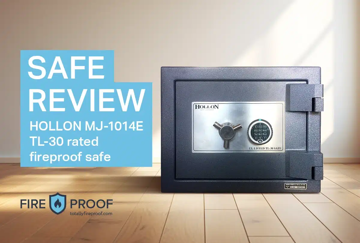 The Hollon MJ-1014E UL Listed TL-30 Rated Fireproof Home Safe Review