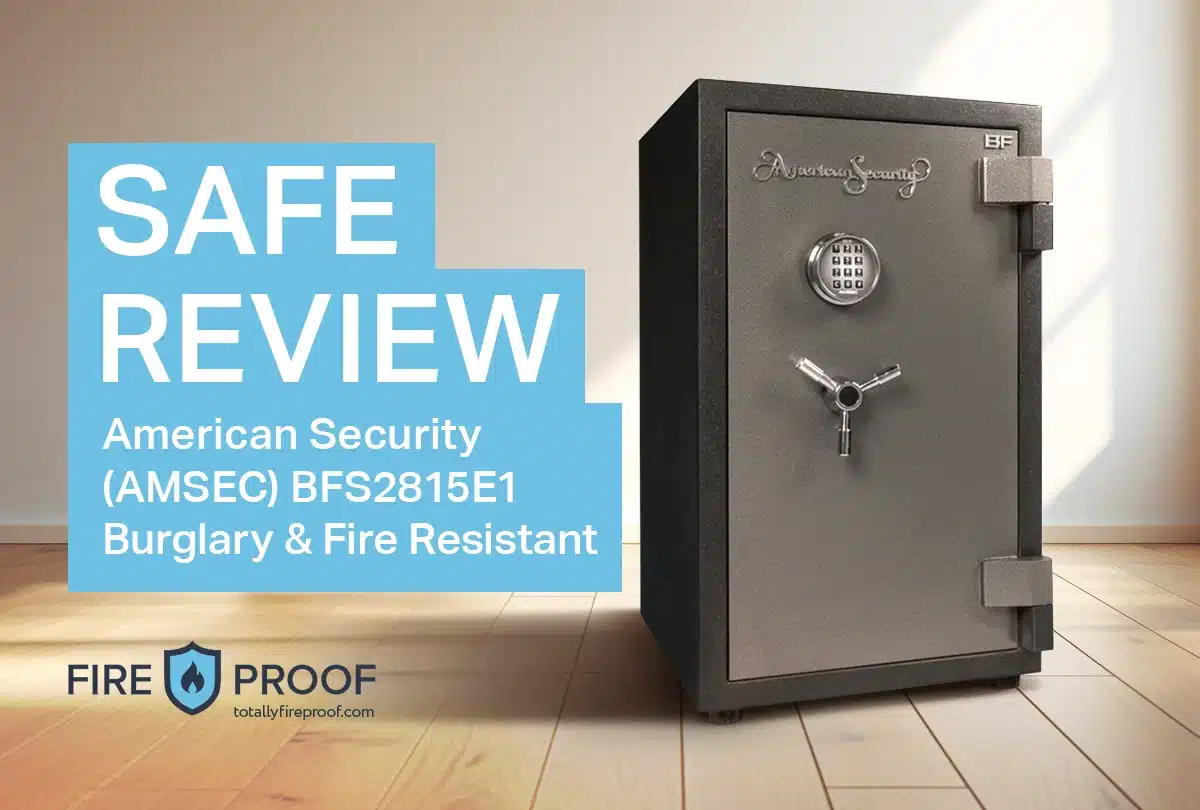 American Security BFS2815E1 Burglary and Fire Resistant Safe Review