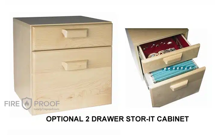 American Security CSC3018 2-Hour Fireproof Safe 2 Drawers
