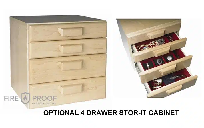 American Security CSC3018 2-Hour Fireproof Safe 4 Drawers