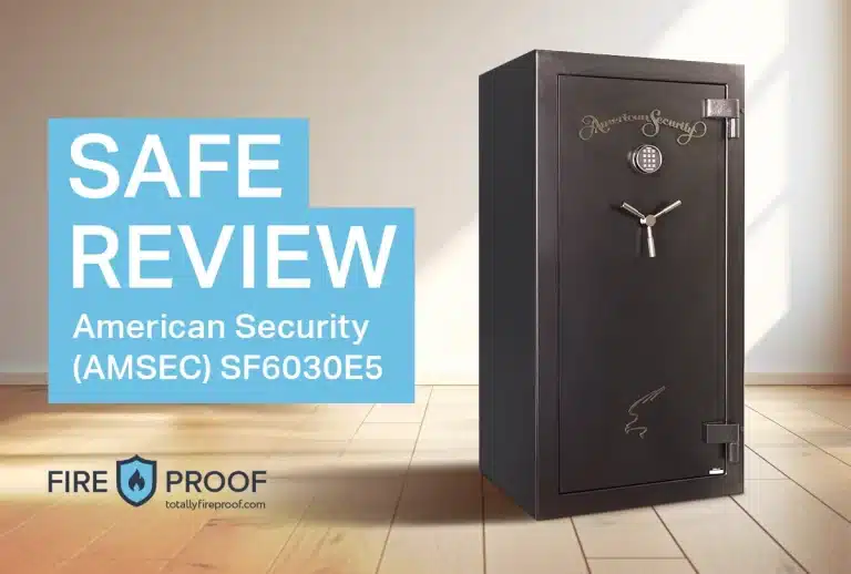 American Security SF6030E5 1-Hour Fireproof Gun Safe Review