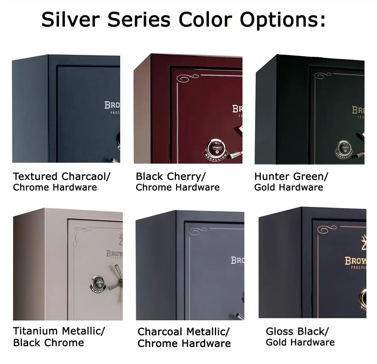 Browning SR-33 (Silver Series 33) Fireproof Gun Safe Color Options