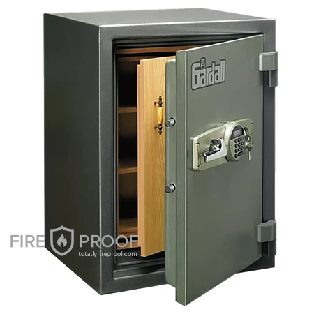 Gardall EDS2214-EK Data and Media Fireproof Safe - Opened, Front side