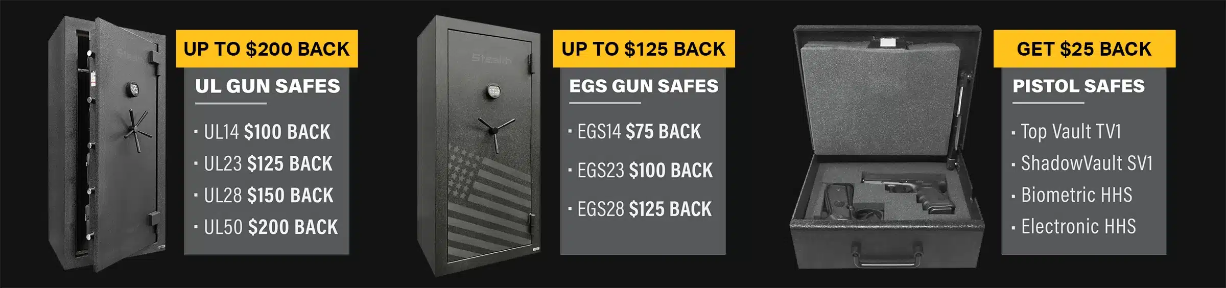 How to Claim the Rebate on Stealth safes during Black Friday 2023