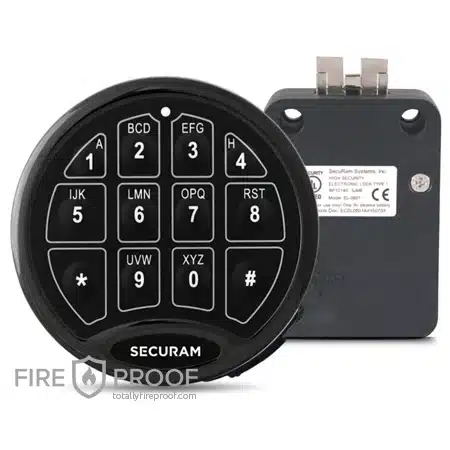SecuRAM SafeLogic Series Lock in Browning HTR33 Special Edition Patriotic Safe 