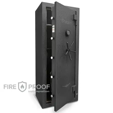 Stealth UL23 Fireproof Gun Safe - Showing Door Unlocked