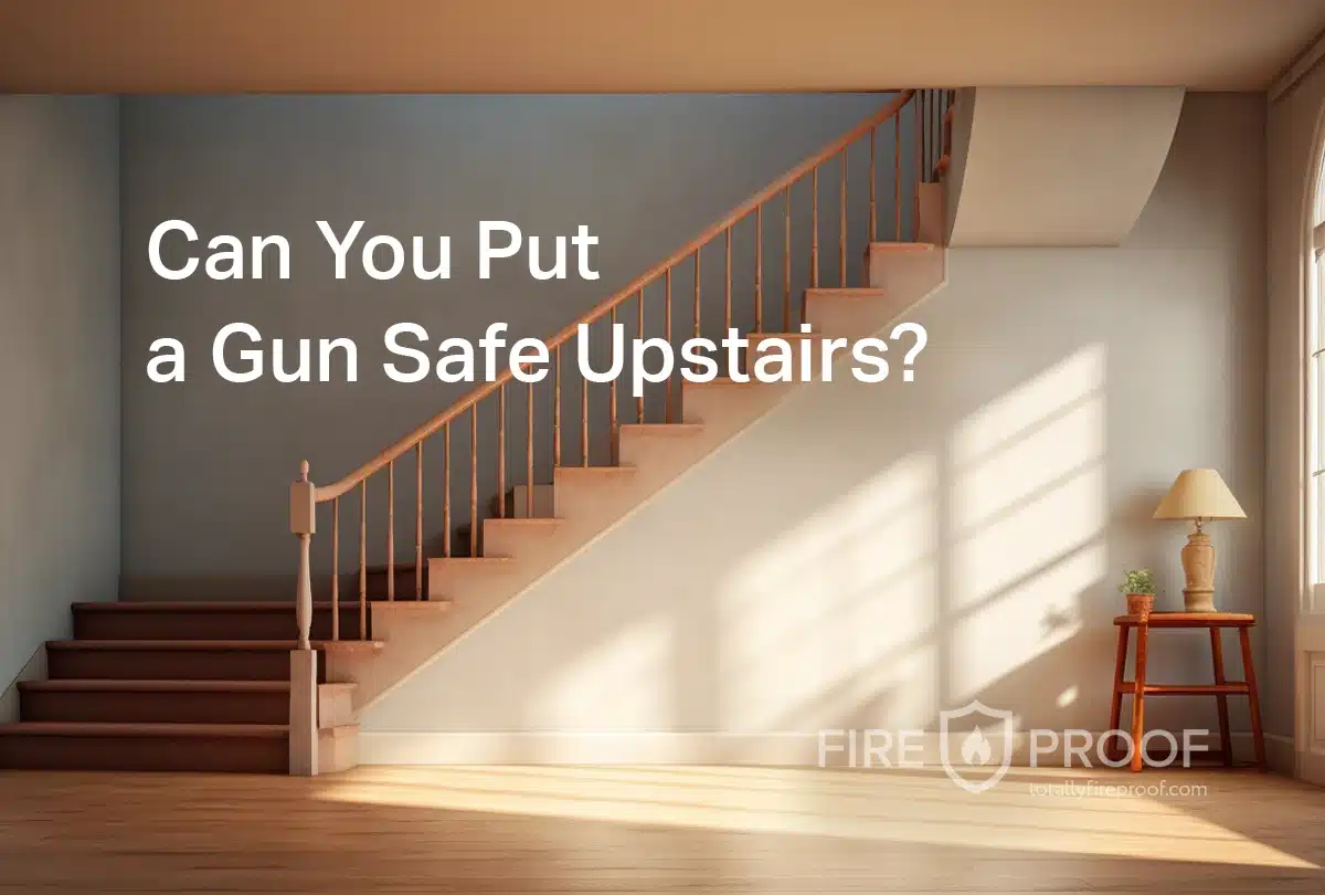 Can you put a gun safe upstairs on the second floor