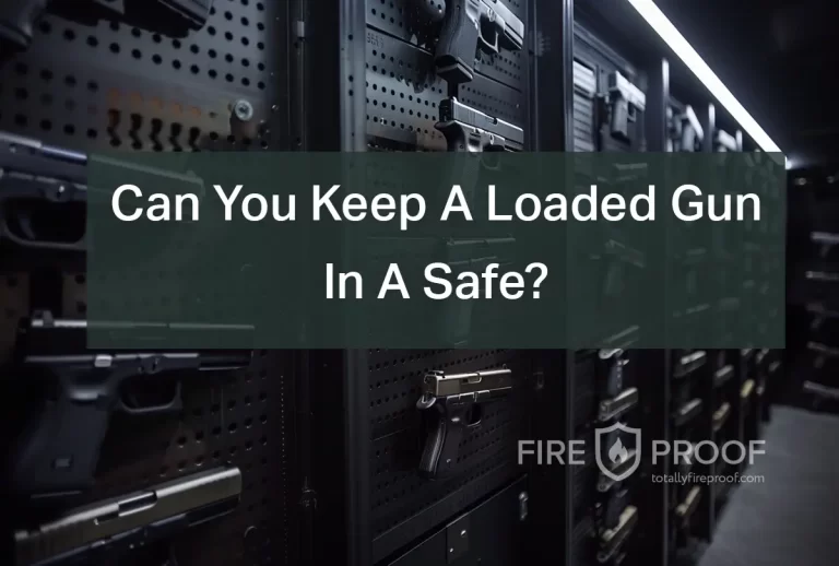 Can You Keep A Loaded Gun In A Safe: Secure Firearm Storage