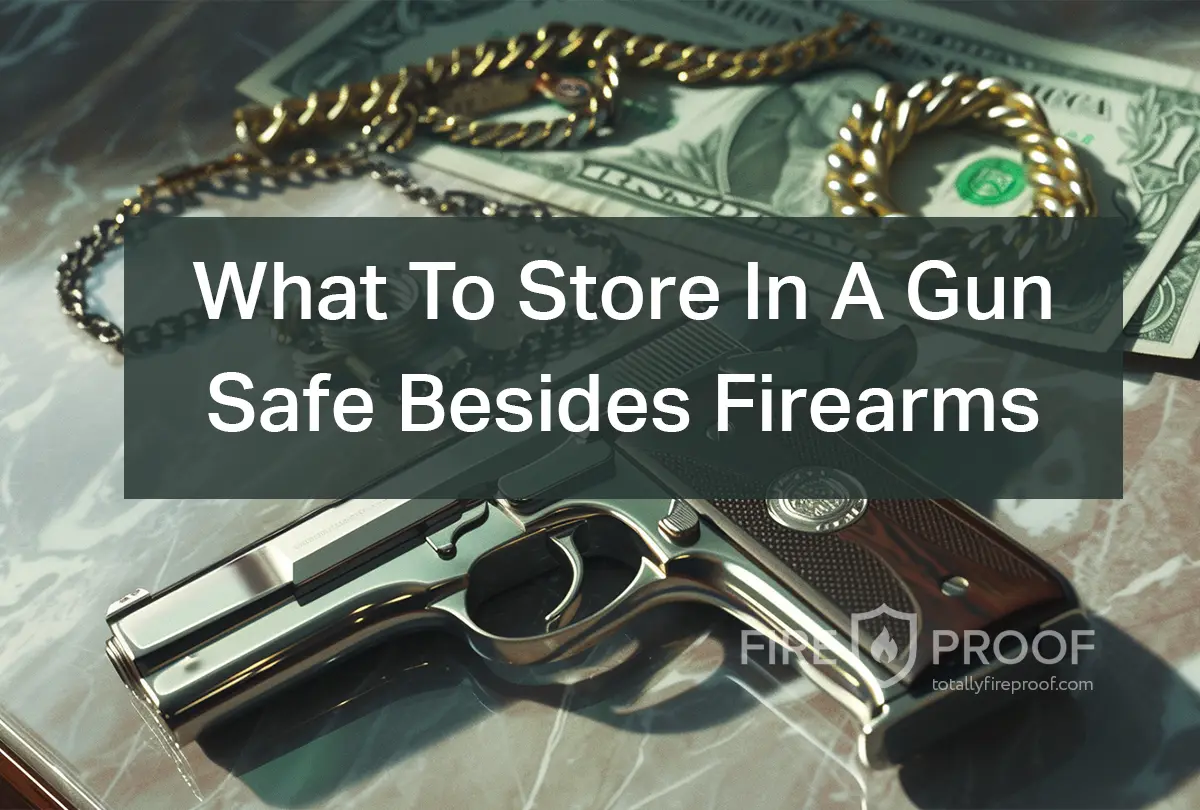 What Can Be Stored in a Gun Safe Besides Firearms
