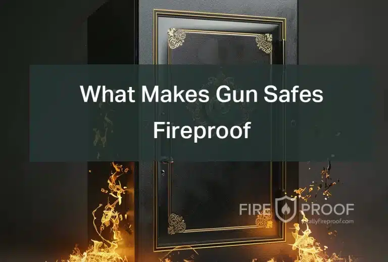 What Makes Gun Safes Fireproof